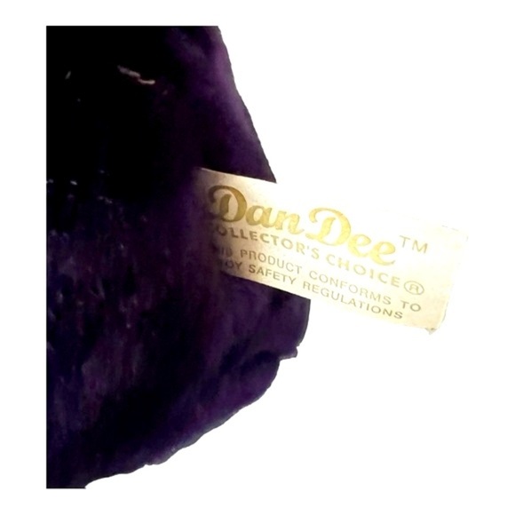 Dan Dee Collectors‎ Choice Bear Hat Cheetah Trim Stuffed Animal Toy Purple 13” - Picture 4 of 5